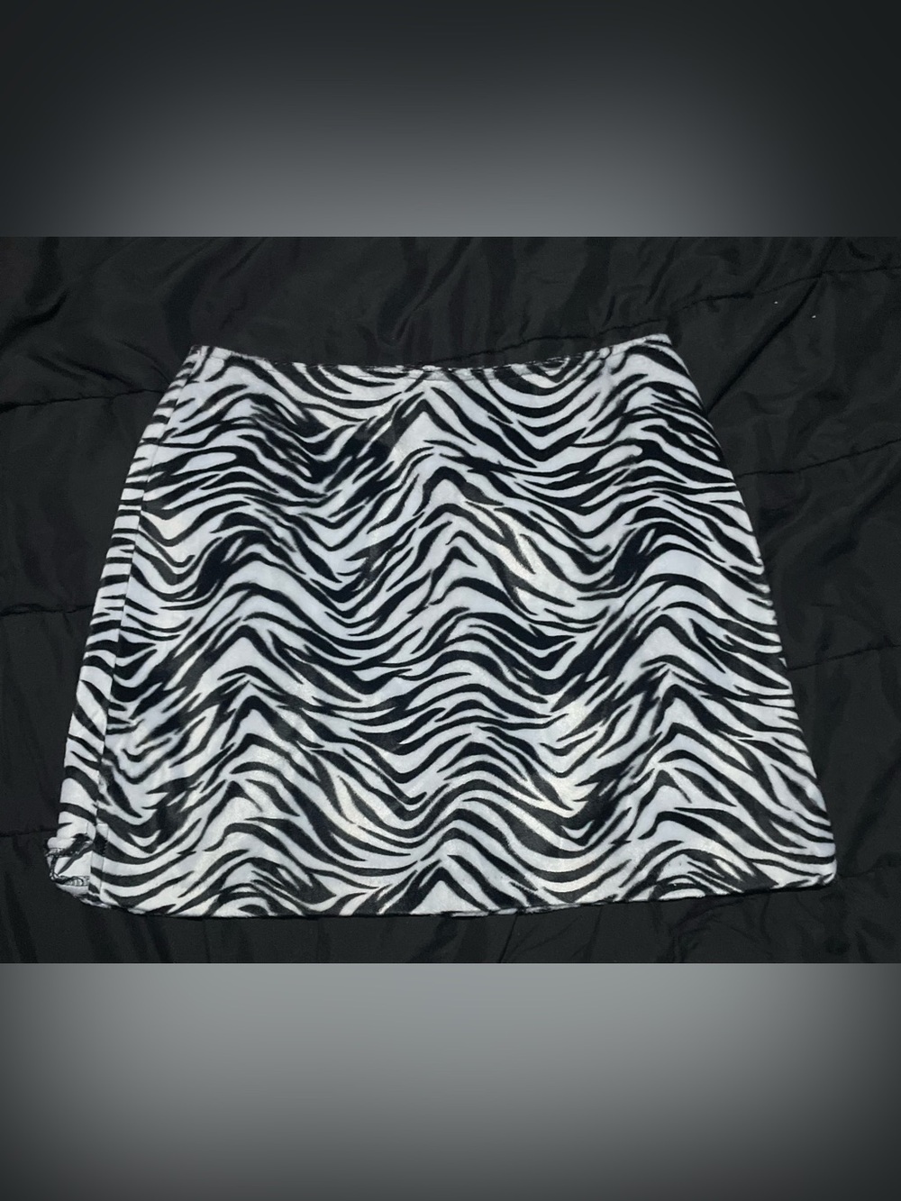 Exact Change Zebra/Animal Print Mini Skirt